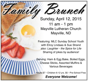 Family Brunch @ Mayville Lutheran Church