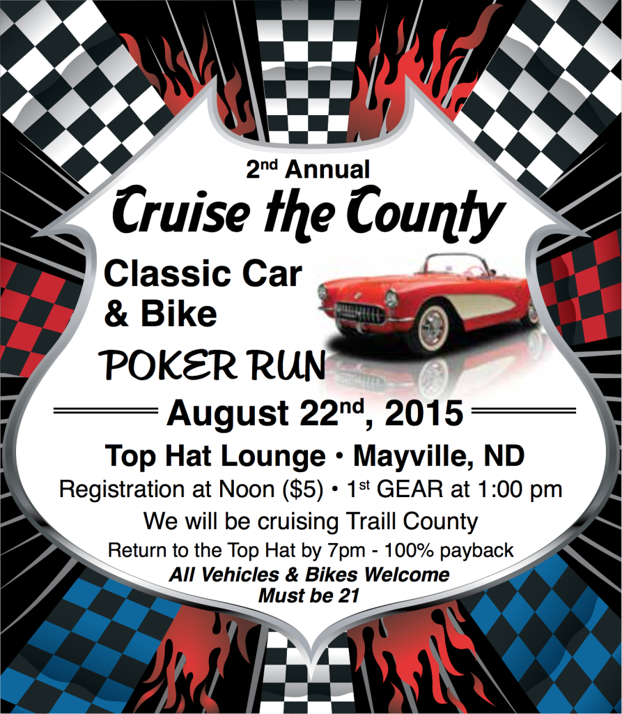 2nd Annual Cruise the County Classic Car & Bike Poker Run @ Top Hat