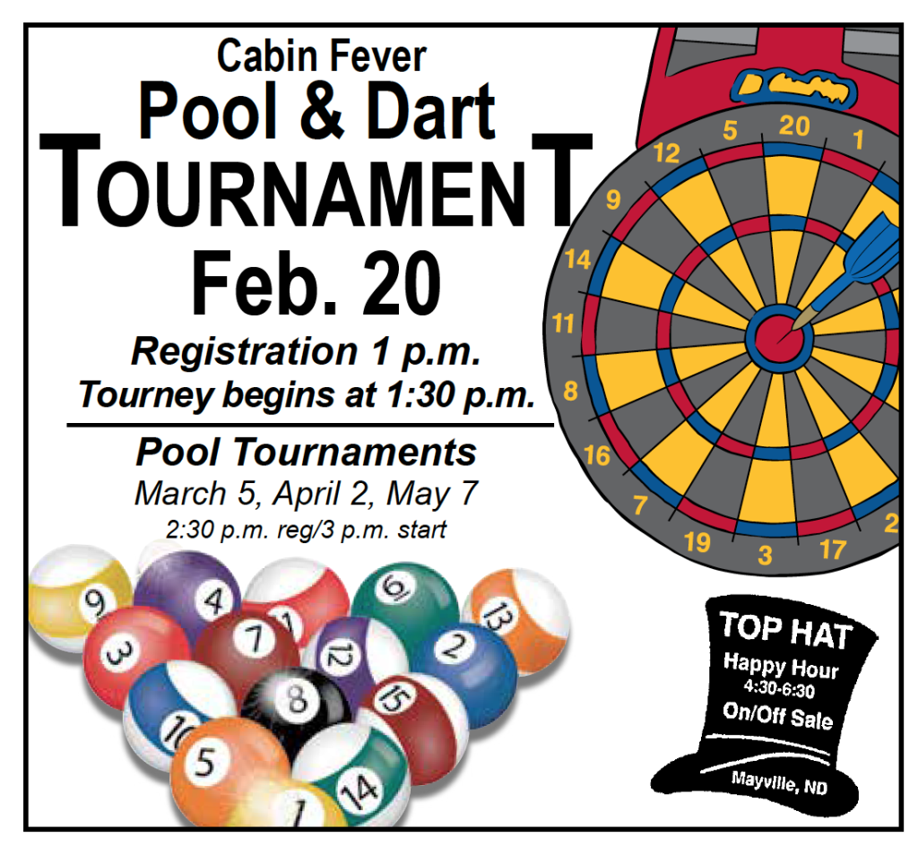 Cabin Fever Pool Tournament @ Top Hat