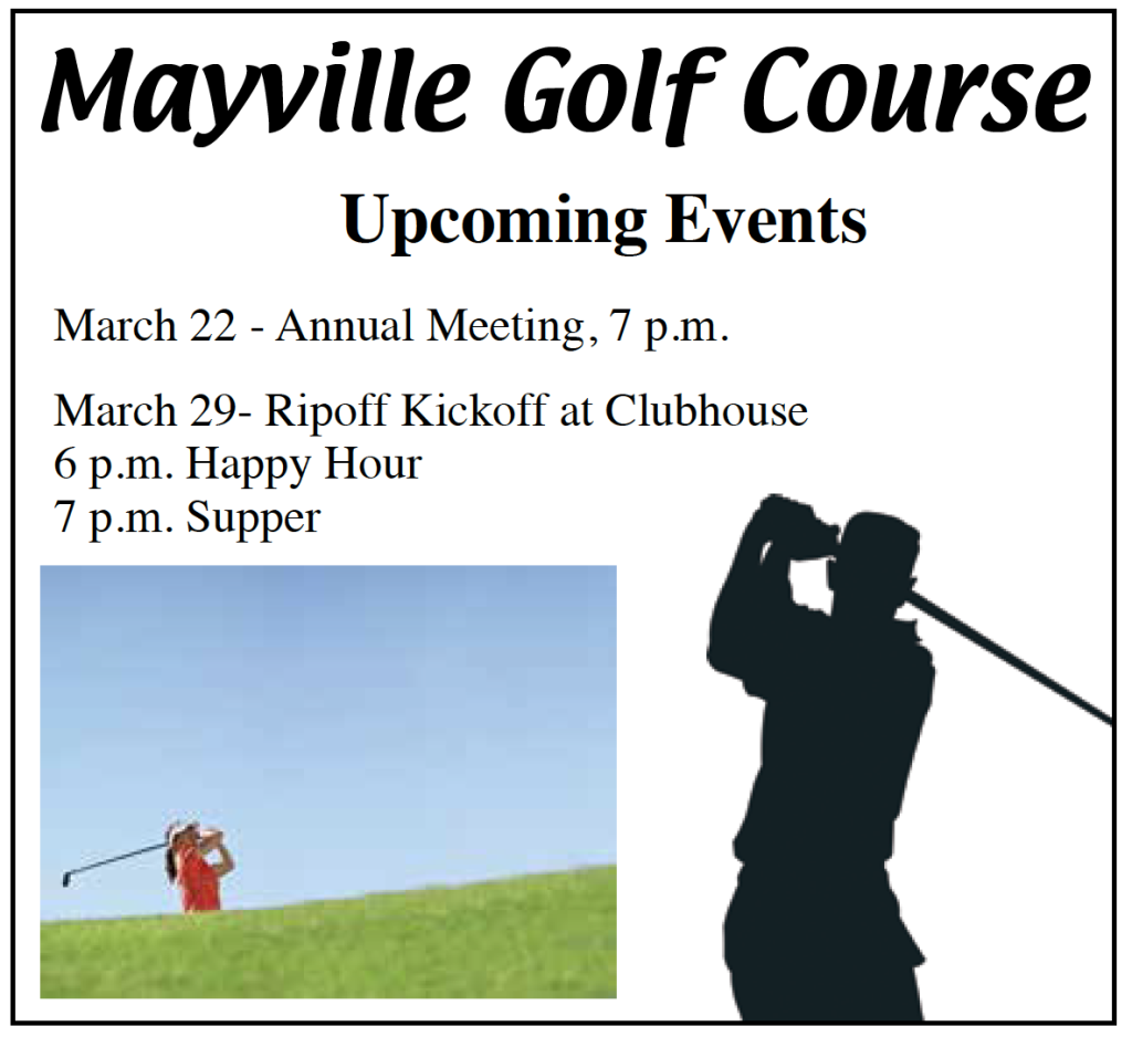 Mayville Golf Course Ripoff Kickoff