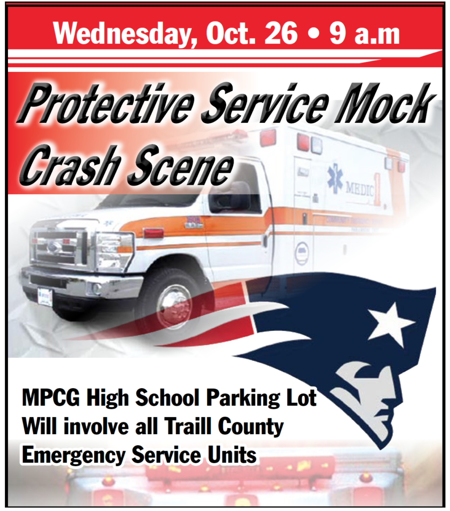 Protective Service Mock Crash Scene @ May-Port CG High School Parking Lot