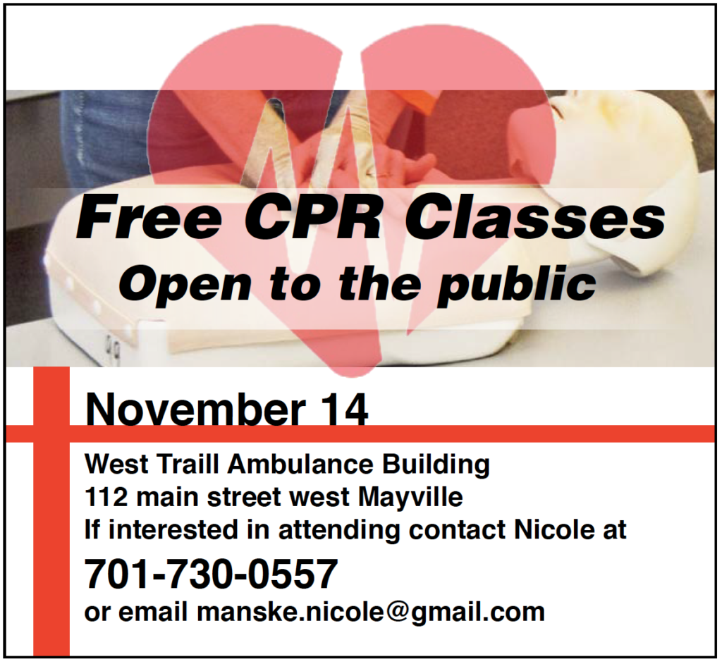 CPR Class @ West Traill Ambulance Building