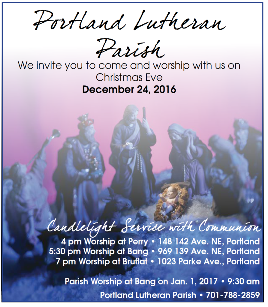 Portland Lutheran Christmas Services