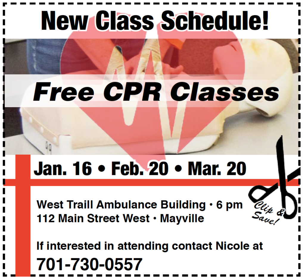 Free CPR Class @ West Traill Ambulance