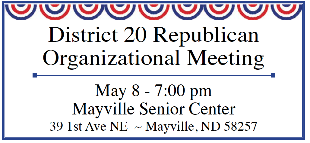 District 20 Republication Organizational Meeting