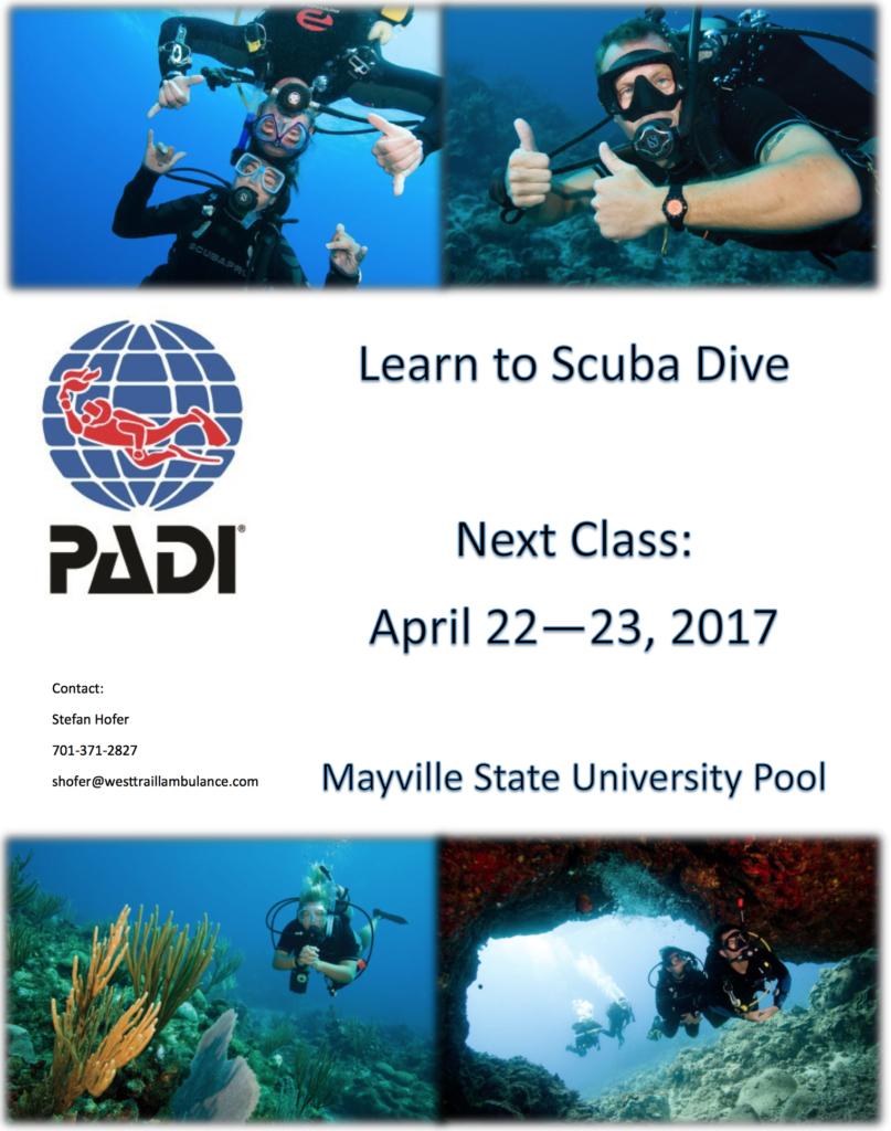 Learn to Scuba Dive @ Mayville State University Pool