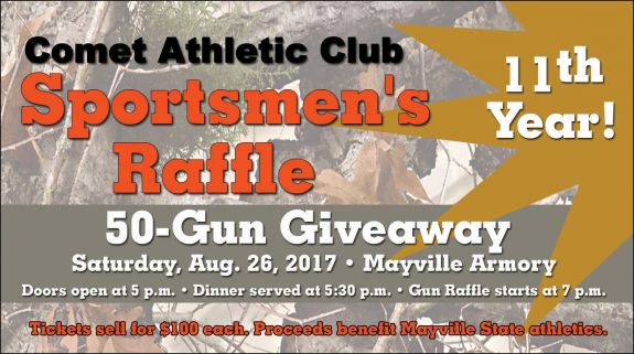 11th Annual MSU Sportsmen's Raffle @ Mayville Armory