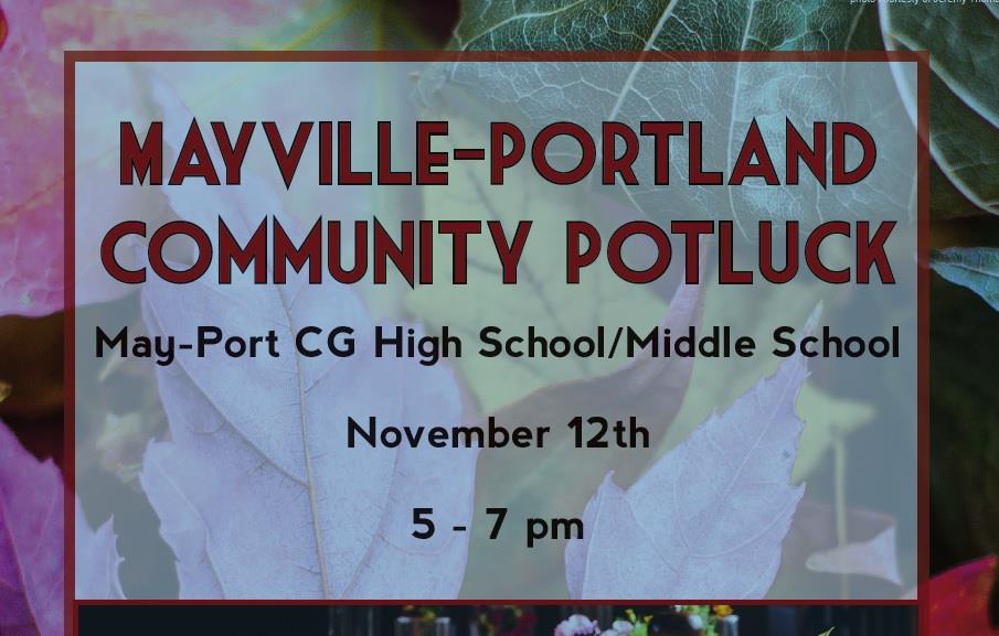 Community Potluck @ May-Port CG High School