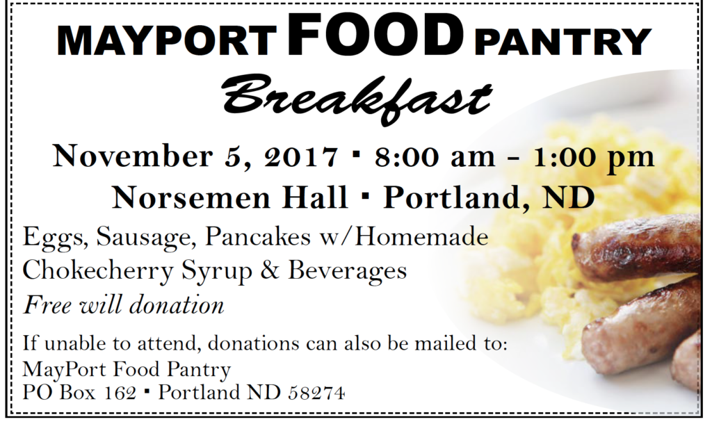 MayPort Food Pantry Annual Breakfast @ Norseman Hall