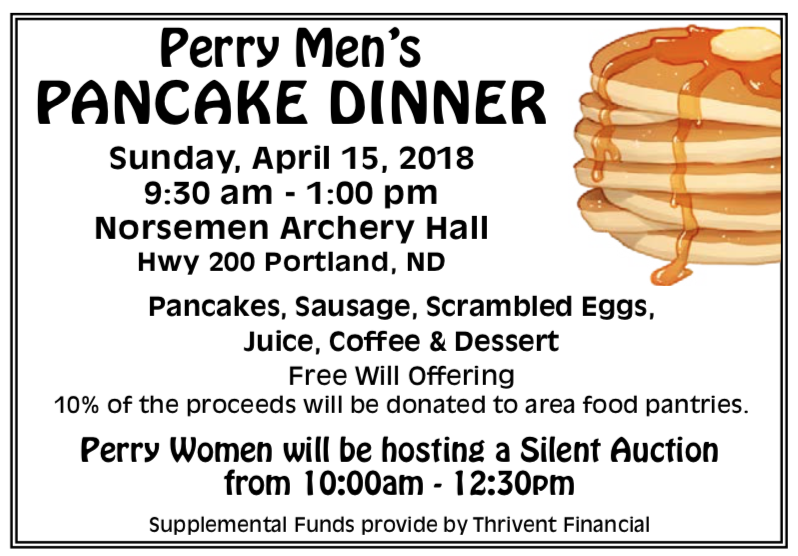 Perry Men's Pancake Dinner