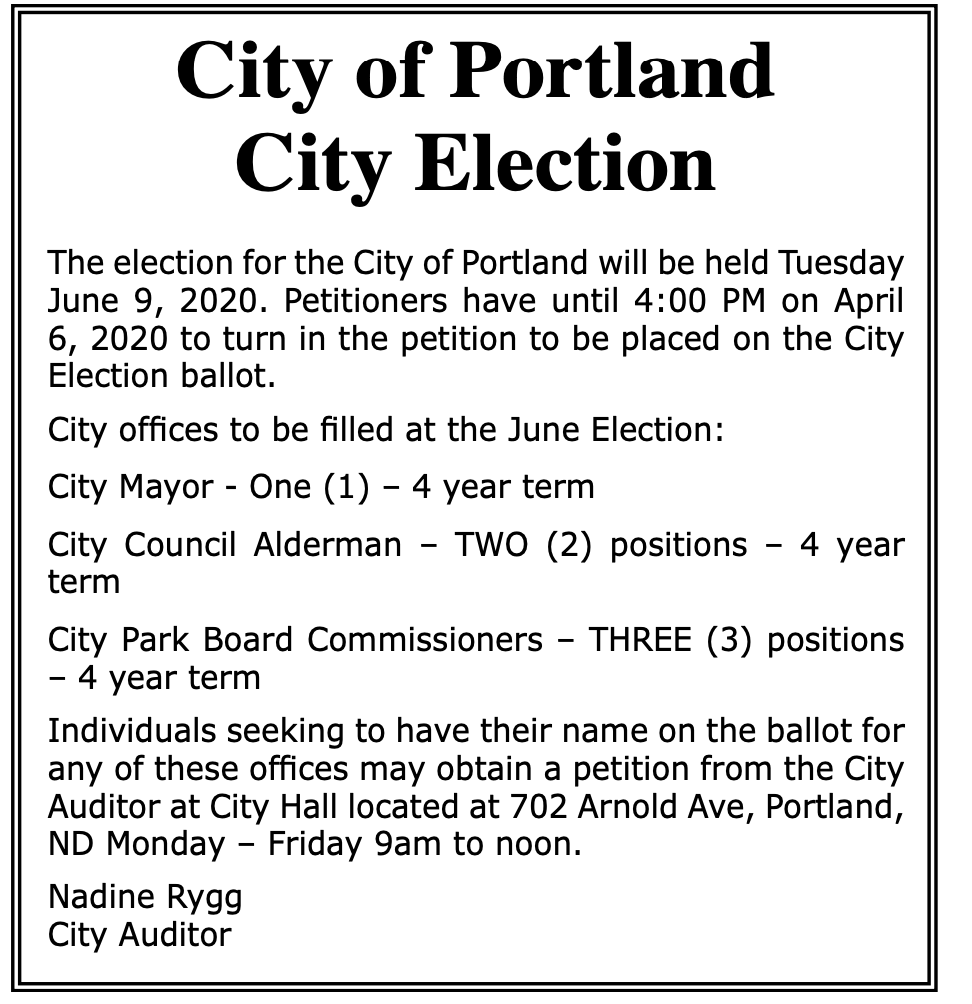 City of Portland City Election