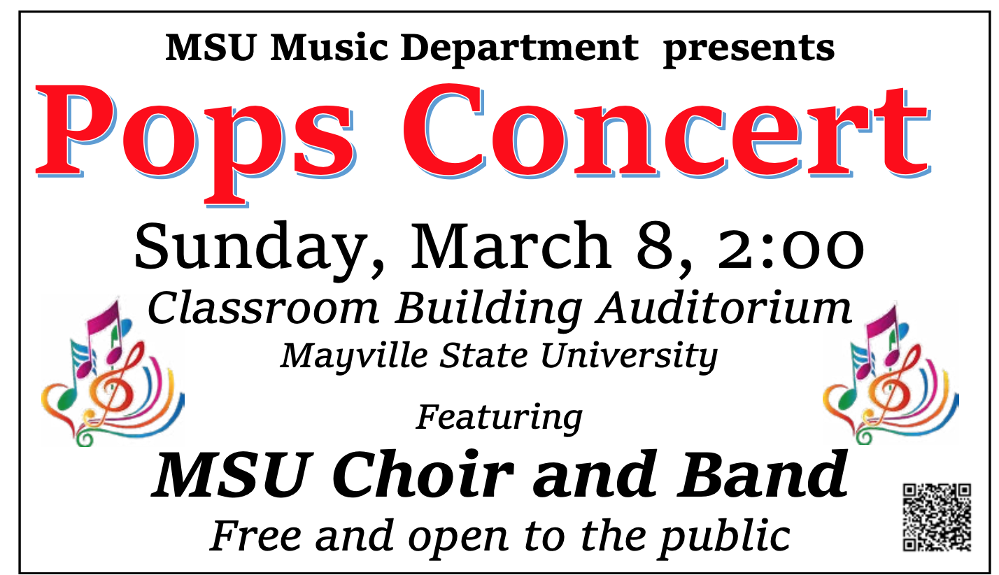 Mayville State Pops Concert @ MSU Classroom Building Auditorium